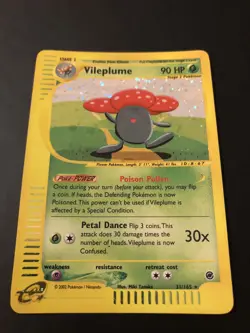 Pokemon Card - Vileplume - Expedition - Holo - 31/165 - English - Near Mint - - Image 2