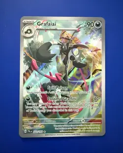 Pokemon Card TCG - Grafaiai 223/193 - Paldea Evolved - Illustration Rare - NM ⭐ - Image 1