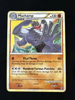 POKEMON CARD - Machamp Non Holo Rare - Triumphant - 26/102 - Image 1
