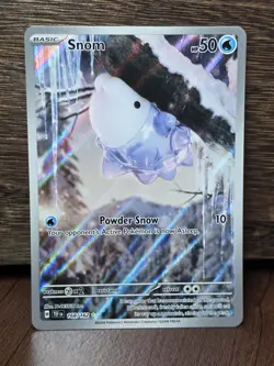 Snom 168/162 SV05: Temporal Forces Holo Illustration Rare Card Pokemon TCG 2024 - Image 1