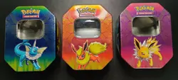 Pokemon Card Booster Packs EMPTY Collectors Tins Artwork Art TCG - Free Shipping - Image 2