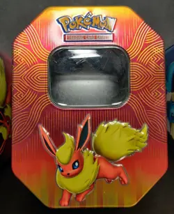 Pokemon Card Booster Packs EMPTY Collectors Tins Artwork Art TCG - Free Shipping - Image 4