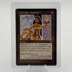 RARE Lion's Eye Diamond MTG Card Near Mint NM Condition MTG Mirage Set 1996 - Image 3