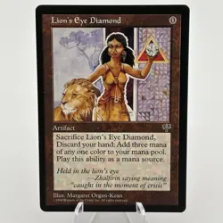 RARE Lion's Eye Diamond MTG Card Near Mint NM Condition MTG Mirage Set 1996 - Image 5