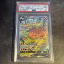 PSA 9 Charizard V SWSH260 Promo Ultra Premium Collection Pokemon Card - Image 1