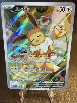 Pokemon - Eevee #173: Prismatic Evolutions Black Star Promo Holo card (English) - Image 2