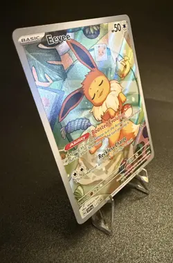 Pokemon - Eevee #173: Prismatic Evolutions Black Star Promo Holo card (English) - Image 3