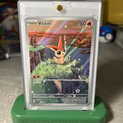 Pokemon Card - Victini SVP208 Illustration Standard Size Black Star Promo - NM ⭐ - Image 1