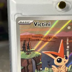 Pokemon Card - Victini SVP208 Illustration Standard Size Black Star Promo - NM ⭐ - Image 2