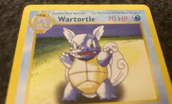 Pokemon Wartortle 42/102 1st Edition Shadowless Base Set Card Unplayed NM PLUS - Image 2