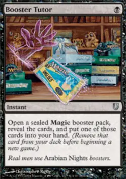 1x Booster Tutor Moderate Play MTG Magic - Kid Icarus - - Image 1