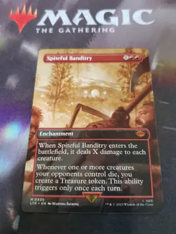 Mtg. Spiteful Banditry. Borderless. The Lord of the Rings. Pack Fresh - Image 1