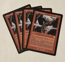 MTG Slice and Dice x4 Onslaught LP Playset ONS Magic Premodern 4x Play Set - Image 1