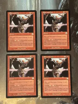 MTG Slice and Dice x4 Onslaught LP Playset ONS Magic Premodern 4x Play Set - Image 2