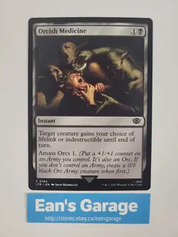 MTG LOTR Orcish Medicine LTR 0104 Tales of Middle-Earth common - MN - Image 1