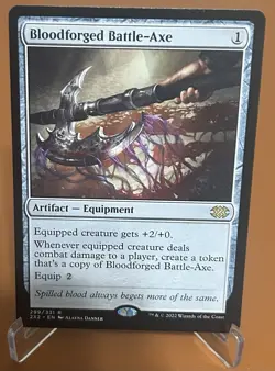 Bloodforged Battle-Axe Double Masters 2022 Regular - Image 1