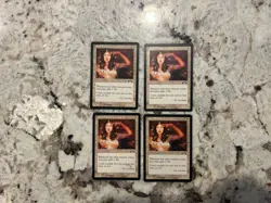 Mtg Soul Warden x4 - Magic the Gathering Soul Warden Playset Played-Hp - Image 1