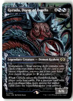 MTG - Gyruda, Doom of Depths 42 NM March of the Machine: Multiverse Legends - Image 1