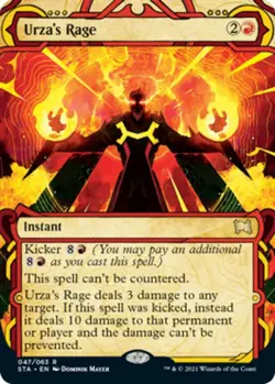 4x Urza's Rage - Foil Etched NM-Mint, English Strixhaven: Mystical Archives MTG - Image 1
