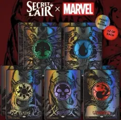 Secret Lair Venom Lands Raised Foil Set - Magic The Gathering - Image 2