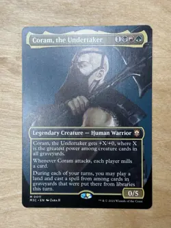 Coram, the Undertaker (Borderless) Modern Horizons 3 MH3 MTG - Image 1