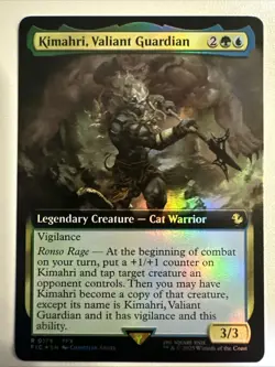 Kimahri, Valiant Guardian Extended Art Foil - Commander: Final Fantasy MTG - Image 1