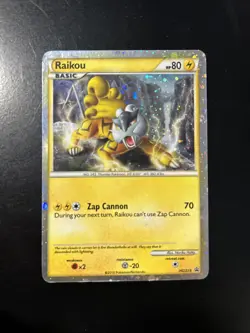 Raikou HGSS19 HGSS Black Star Promo - Pokemon Holo Foil Rare - Image 1