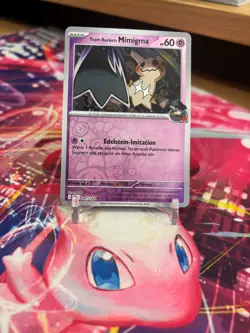 PokemonKarte Team Rockets Mimigma 087/182 Reverse Holo Deutsch - Image 1