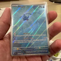 Phione Illustration Rare Pokemon TCG Sv06: Twilight Masquerade Holo Card 175/167 - Image 1
