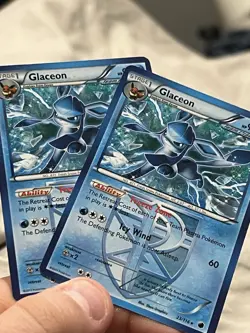 2x Pokemon TCG - Glaceon - 23/116 - Plasma Freeze - MP/LP Rare (2013) - Image 1