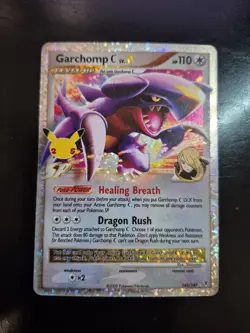 Pokemon TCG Garchomp C Lv.X 145/147 25th Anniversary Celebrations - Image 1