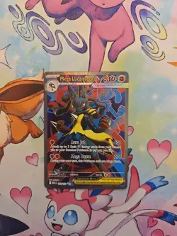 Pokemon TCG Mega Lucario EX 160/132 Ultra Rare Holo NM Mega Evolution Full Art - Image 1