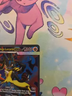 Pokemon TCG Mega Lucario EX 160/132 Ultra Rare Holo NM Mega Evolution Full Art - Image 3