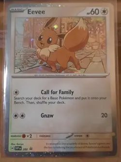 Eevee 200 Checklane Blister Black Star Promo Destined Rivals LOT-Pokemon (5qty) - Image 2