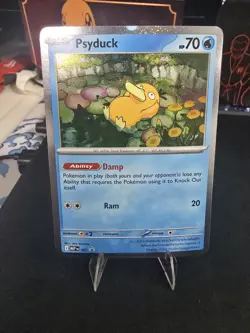 Pokemon TCG Psyduck MEP 007 Mega Evolution Pokemon Blister Promo - Image 1