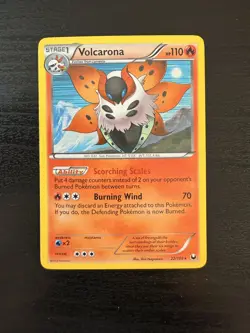 Pokemon Volcarona Holo Dark Explorers 22/108 NM - Image 1