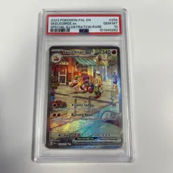 Pokemon TCG Skeledirge ex 258/193 SV02 Special Illustration Rare PSA 10 GEM MINT - Image 1