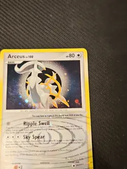 Pokemon Arceus AR5 Holo Platinum Arceus LP - Image 2
