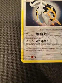 Pokemon Arceus AR5 Holo Platinum Arceus LP - Image 4