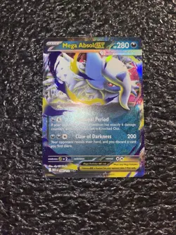 Pokemon Mega Absol ex 086/132 Mega Evolution Double Rare Holo Near Mint - Image 1