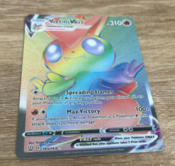 Pokemon TCG Victini Vmax Battle Styles Rainbow Secret Ultra Rare 165/163 - Image 2