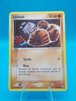 Swinub 79/109 Team Rocket Returns Pokemon TCG Regular Lightly Played - Image 1