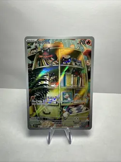Litten 167/162 Pokemon SV05: Temporal Forces Illustration Near Mint Condition - Image 1