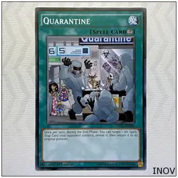 Quarantine - INOV-EN066 - Common 1st Edition Yugioh - Image 1