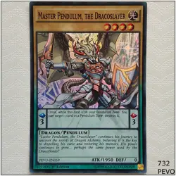 Master Pendulum, the Dracoslayer - PEVO-EN059 - Super Rare 1st Edition Yugioh - Image 1