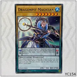 Dragonpit Magician - SDMP-EN002 - Common 1st Edition Yugioh (YC154) - Image 1