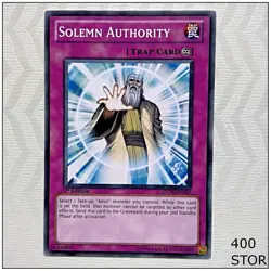 Solemn Authority - STOR-EN067 - Common 1st Edition Yugioh - Image 1