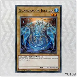 Guardragon Justicia - SAST-EN012 - Common 1st Edition Yugioh (B) (YC139) - Image 1