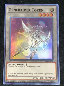YUGIOH GENERAIDER TOKEN OP13-EN026 SUPER NM - Image 1