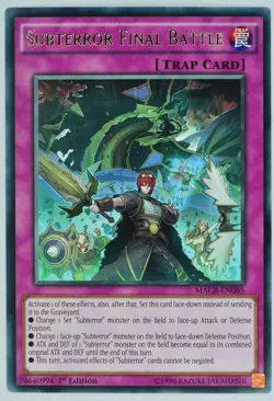 Yugioh Subterror Final Battle MACR-EN085 Rare 1st Edition - Image 1